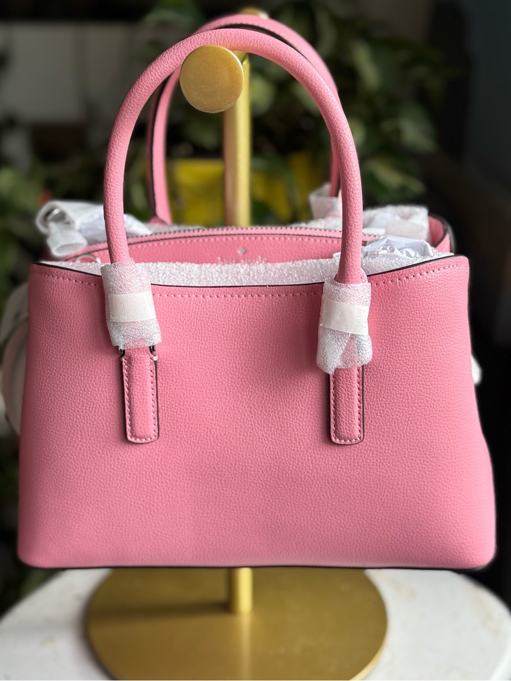 NWT ♠️kate spade ♠️ Thompson Street Satchel Bag w/ Crossbody Strap - Grapefruit